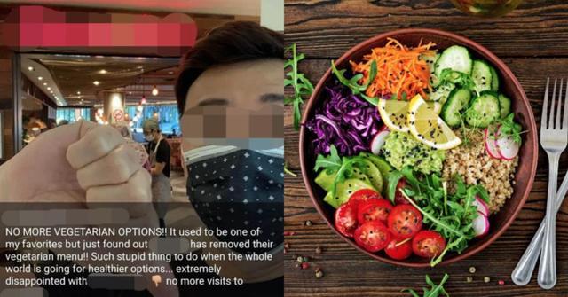 素食|大马男抱怨鸡肉餐馆不再提供素食，网友嘲讽：你这不是自己找虐？