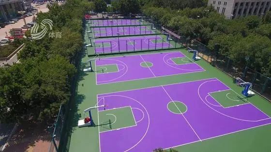 山东省体育中心篮球公园改造完毕