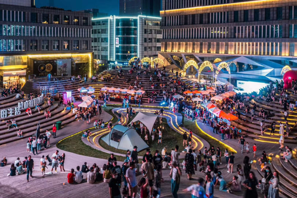 区梅江夜市西青区社会山夜市津湾广场百戏津曲文化主题街区北辰区韩