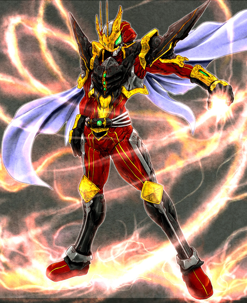 假面骑士同人卡利斯开启君王形态欧兹双重变身更显霸气