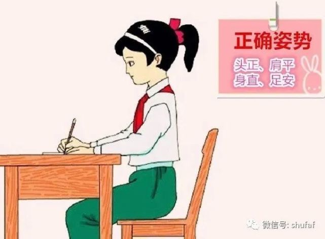 小学生正确写字姿势和执笔方法 小学生 食指 汉字 语文