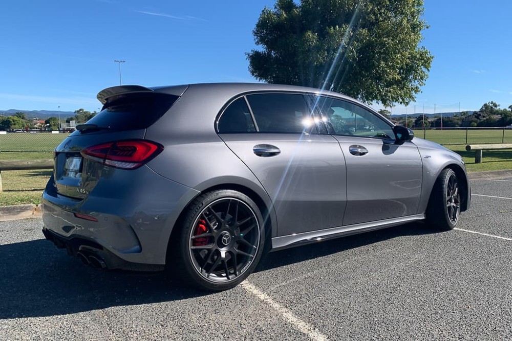 2020年奔驰amg a45 s 4matic:3.9秒破百的a级两厢