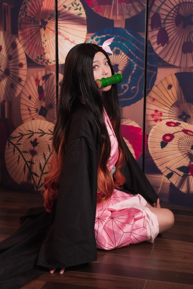 cos鬼灭之刃努力保护人类的祢豆子