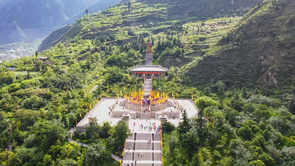 方志四川历史文化汶川县北川县举行大禹诞辰4147周年祭祀活动