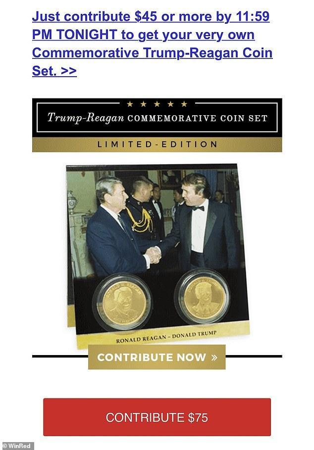 唐纳德·特朗普|特朗普推出里根肖像纪念币为连任筹集资金，立马被里根基金会制止