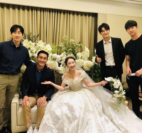 sm女神出嫁圈外丈夫却因外貌成焦点泰妍崔始源等人前来祝贺
