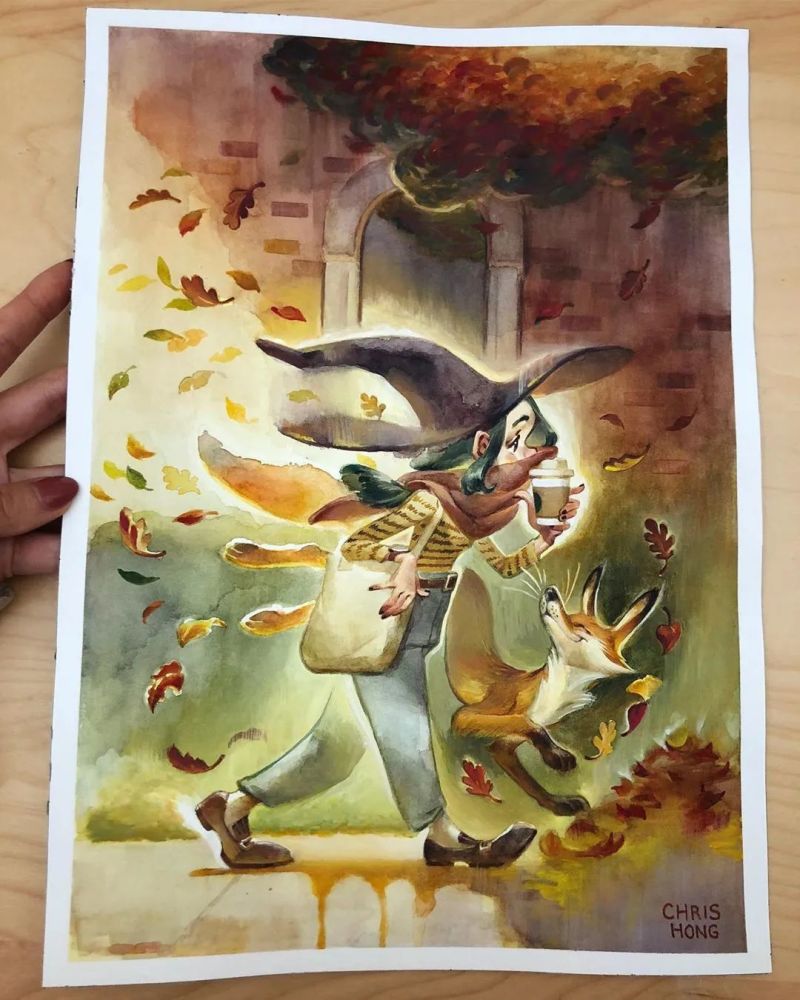 彩铅下的童话世界,真美