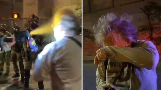 迈克·哈斯蒂|向警察喊话却遭喷胡椒喷雾，美越战老兵：美国也曾派我去施暴