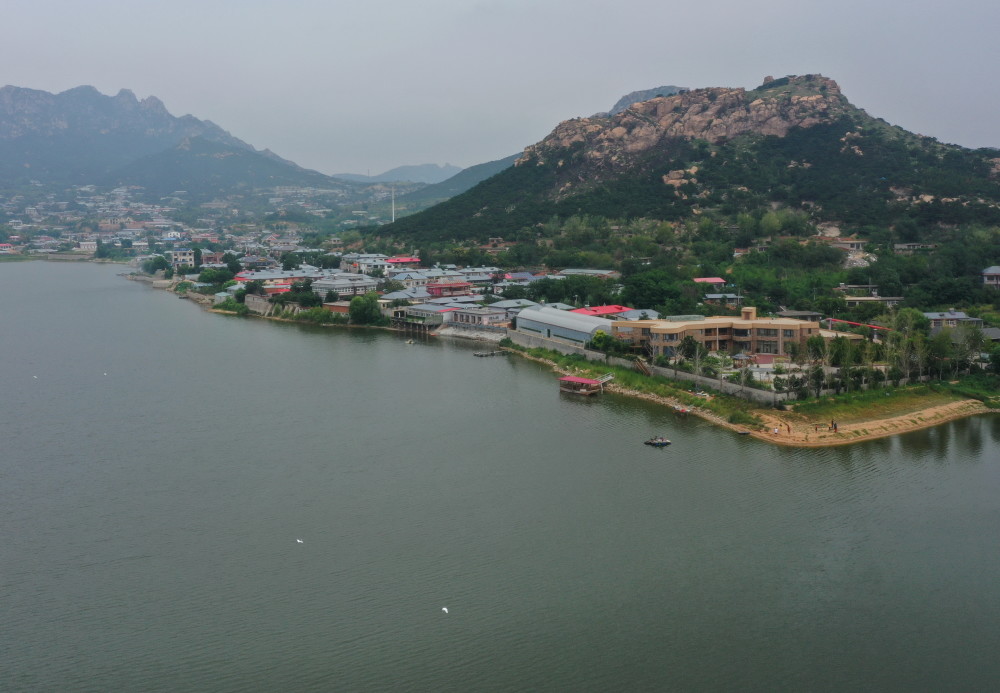 "农旅"融合助力乡村振兴7月27日拍摄的昌黎县昌黎镇杏树园村景色(无人