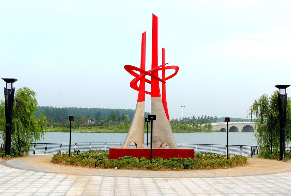 江苏一处公园，被称为“绿水瀛洲”，是当地第一大湿地公园