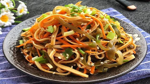 大柳树餐饮:家常凉拌三丝,喜欢养生的记得一定要收藏哦