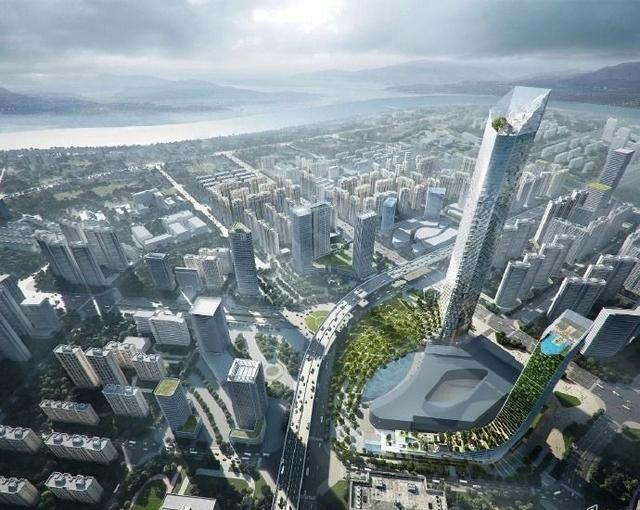 赣州将建360米高楼江西第一高也是中西部地区非省会最高楼