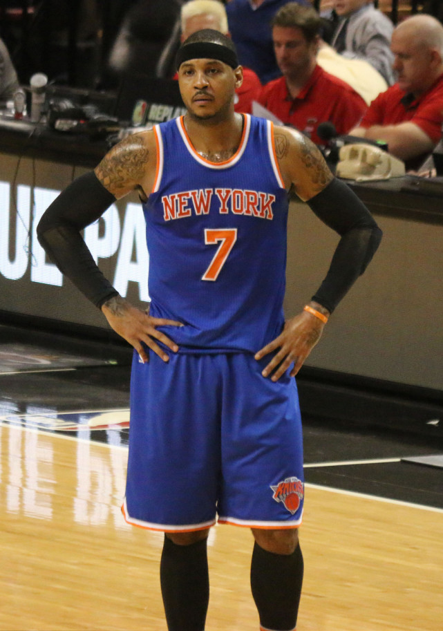 纽约邮报很多人相信安东尼想在尼克斯结束生涯