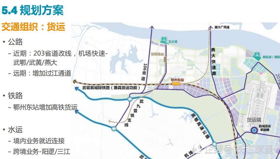 下距鄂东长江大桥约22公里,北岸为黄冈市黄州区,南岸为鄂州市燕矶镇