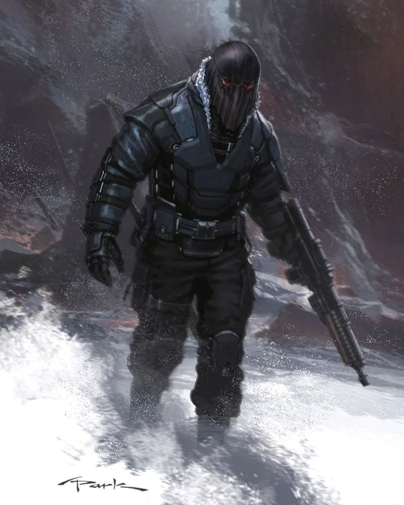 《猎鹰冬兵》泽莫男爵全新造型曝光,全身盔甲手持机枪