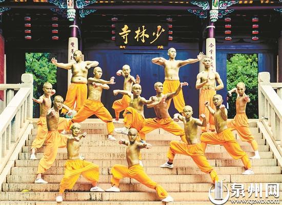 泉州少林寺再现南少林十八铜人阵
