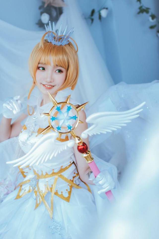 魔卡少女樱小樱cosplay