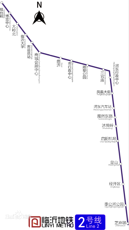 临沂地铁3号线线路图图片