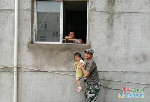 景德镇市昌江区退役军人抗洪在行动