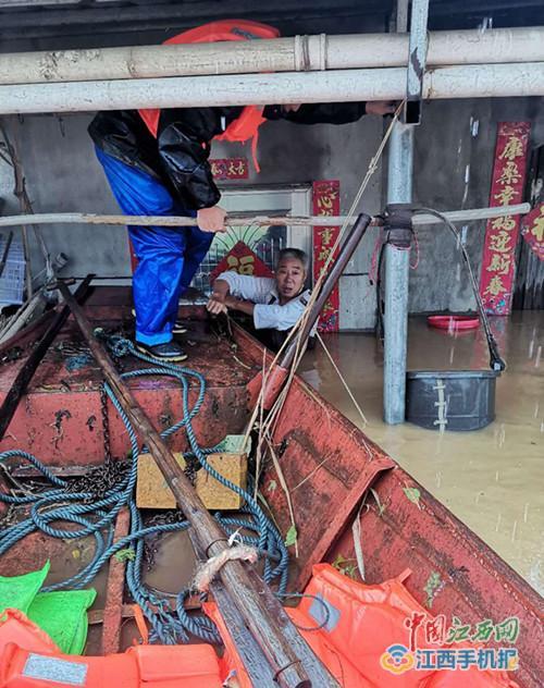 景德镇市昌江区退役军人抗洪在行动