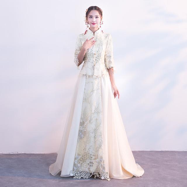 女方家先办嫁女酒新娘穿什么合适