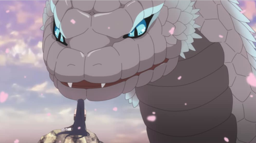 宇智波清美的通灵兽现身气势超越万蛇哥哥佐助见了都羡慕