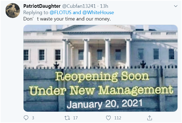 梅拉尼娅·特朗普|新冠疫情仍严峻，梅拉尼娅却发推宣布要修白宫玫瑰园，网友：别浪费我们的钱