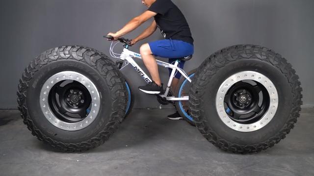 小伙改装大脚自行车,看到成品那一刻,想骑着它去拉萨