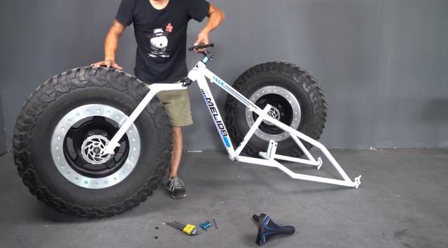 小伙改装大脚自行车,看到成品那一刻,想骑着它去拉萨