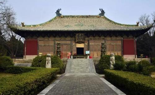 我国现在仅存的一座较完整的元代建筑群山西省芮城永乐宫