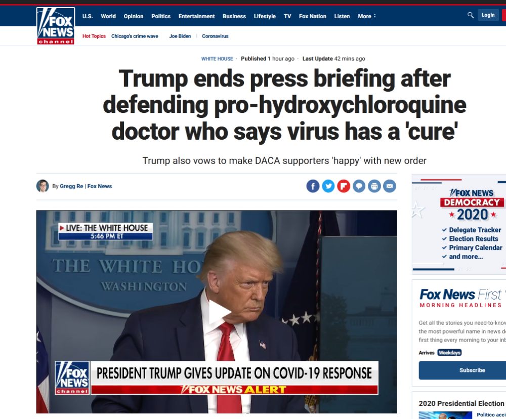 美国有线电视新闻网|特朗普再与CNN记者“交锋”，面对追问直接结束简报会……