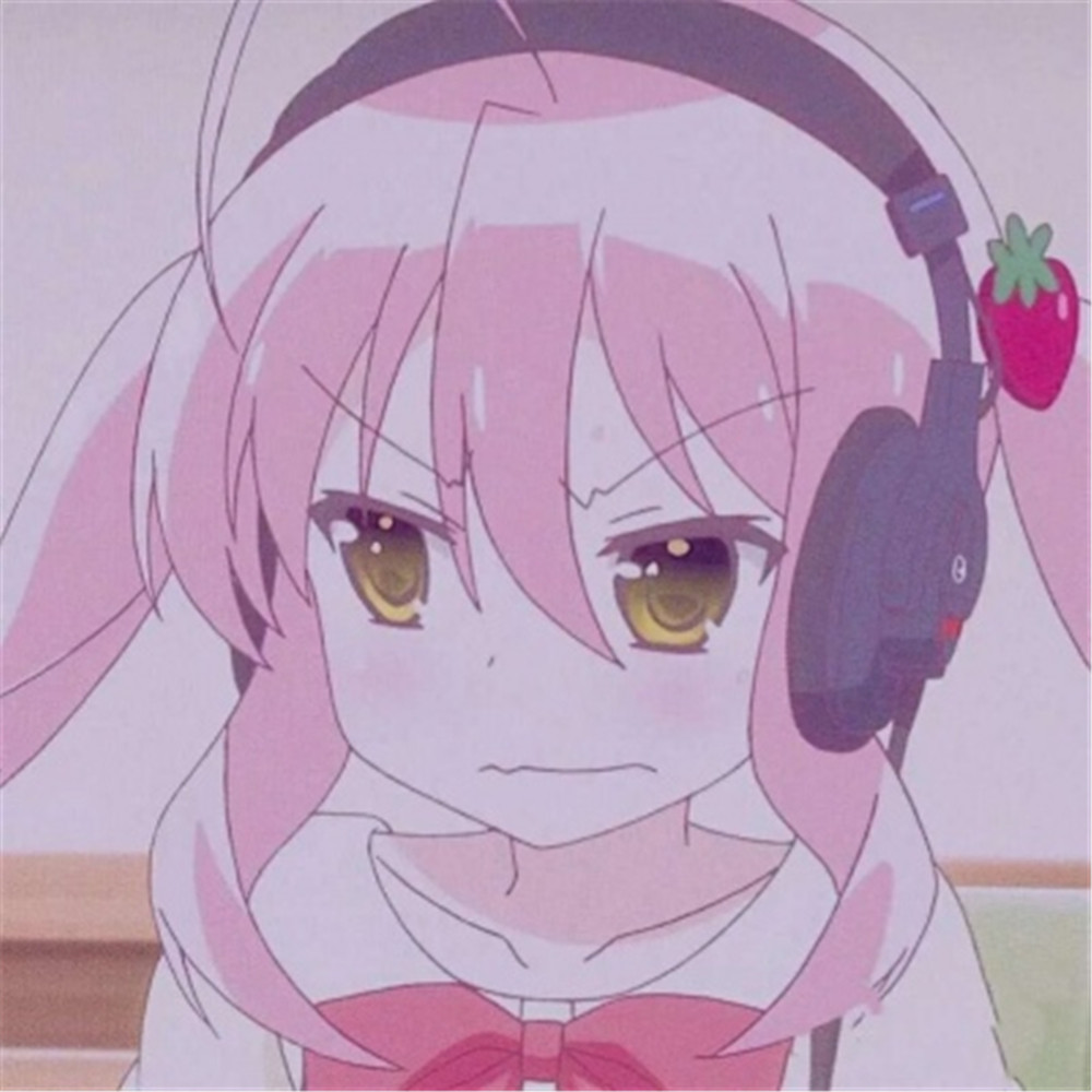 天真可爱动漫头像我站在你的左侧却像隔着银河