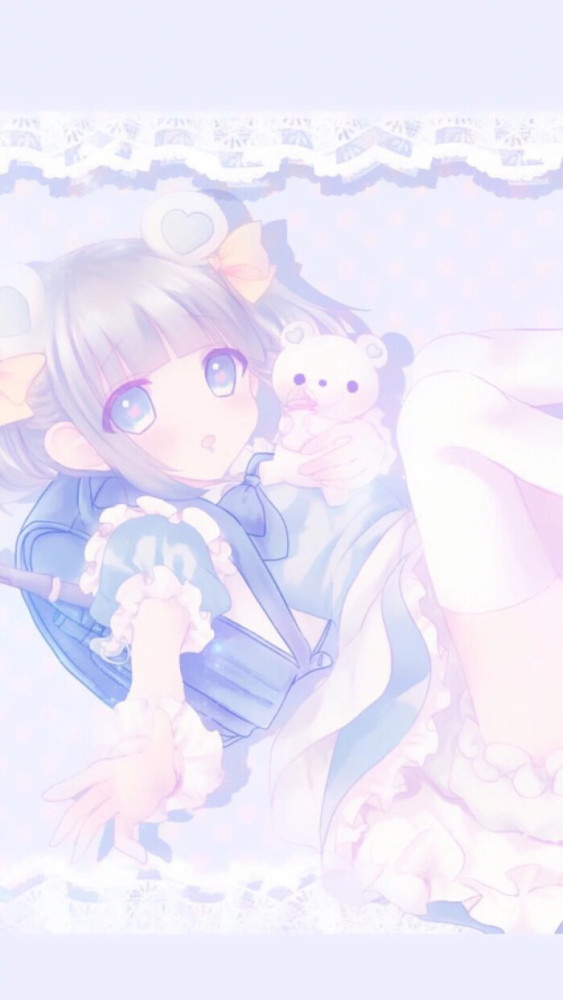 卡通少女:这甜甜的味道,粉色的氛围,没错是你的了