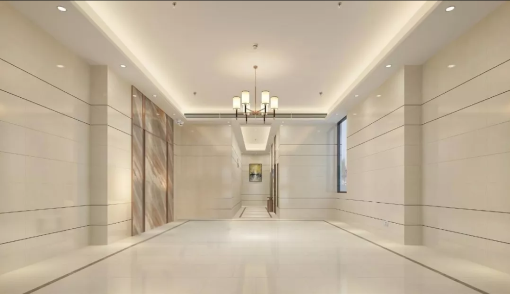 大堂几乎是主人和访客进入这栋建筑的第一个空间,所以住宅大堂的设计