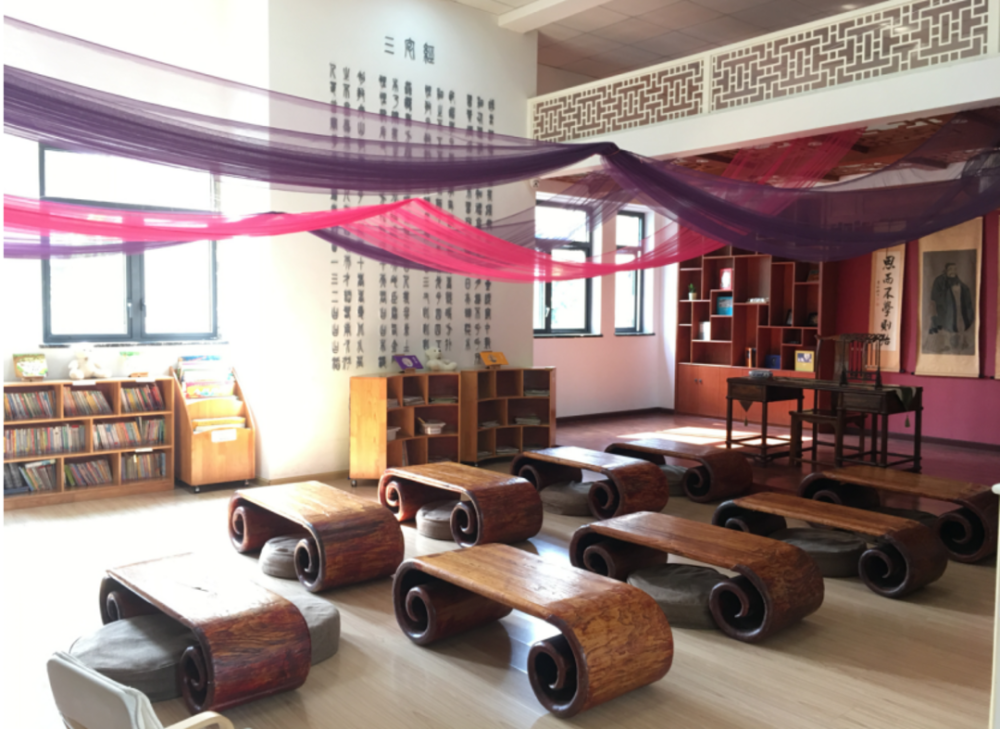 成都市锦江区伊顿时代豪庭幼儿园特色教室 国学室园长为家长择校支招