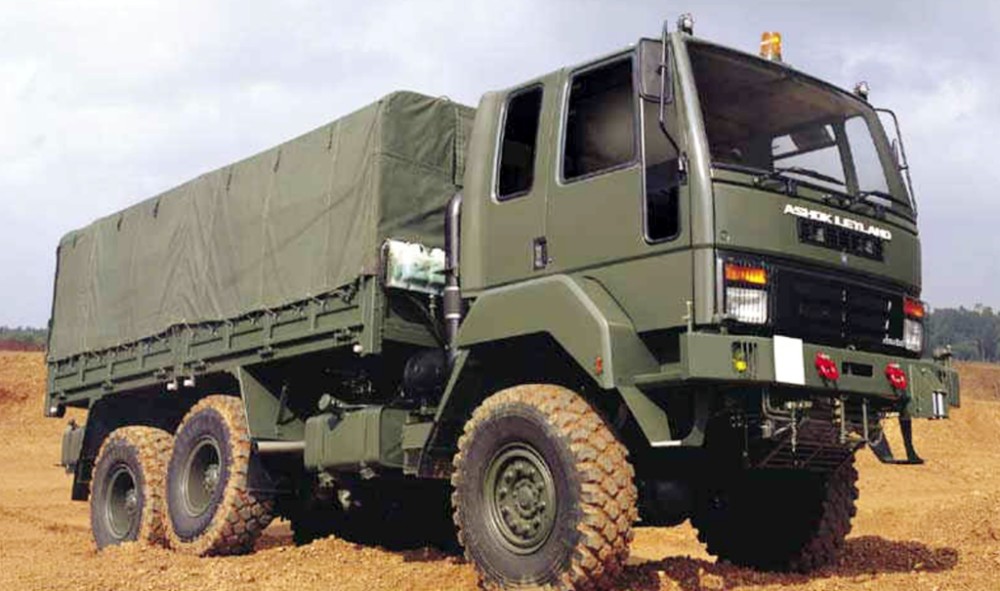 ashok leyland种马系列军车 车型命名和配置很印度