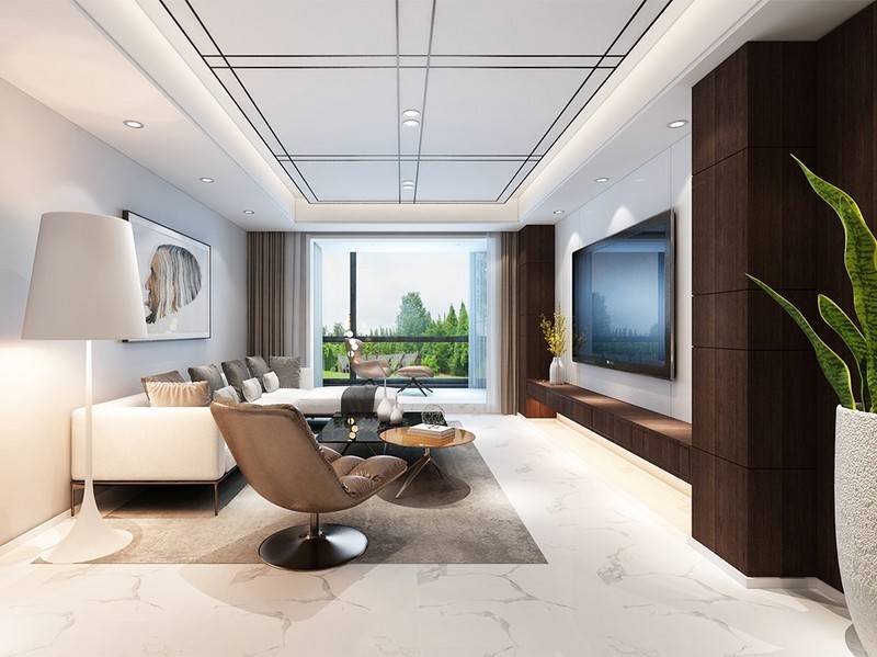 室内装修|100㎡北京别墅室内装修都是这么设计卡座的