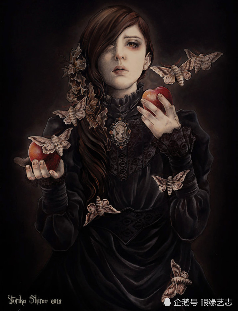 黑暗的房间空洞的心脏与缝合的伤口来自中美洲的暗黑艺术