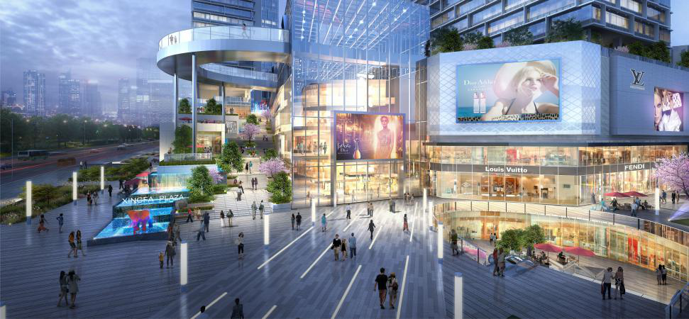 相较于宜昌已有商业体 兴发广场即将呈现出 怎样不同一般的独特魅力呢