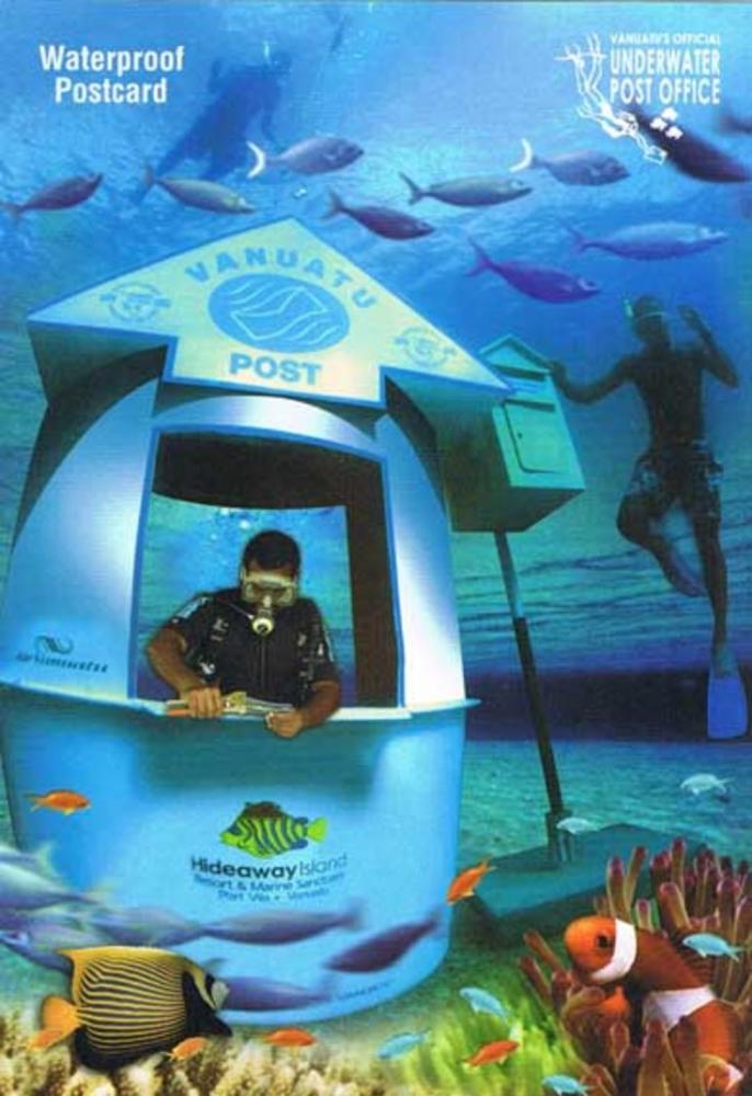下邮局是2003年5月底开始正式营业的,4名来自瓦努阿图邮政公司总部的