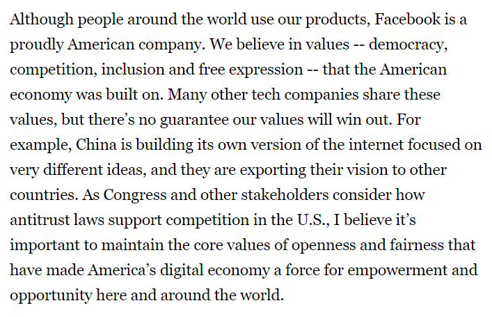 facebook|Facebook发布公开声明批判中国