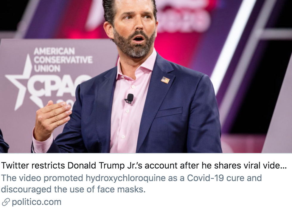 小唐纳德·特朗普|特朗普父子双双“传谣”，推特公司再出手