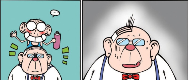 爆笑校园:校长让呆头给自己理发,看到成果之后,彻底无语了!