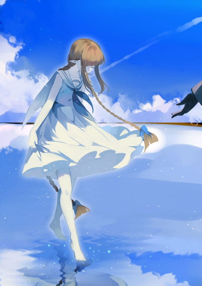 "pixiv特辑" 轻盈优美～"提起裙摆"的插画特辑