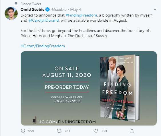 哈里梅根|哈里梅根新书：两人一见钟情！而凯特威廉总搞“歧视”……