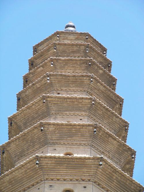 古八景之一塔寺钟声享誉民间山西省芮城寿圣寺舍利塔