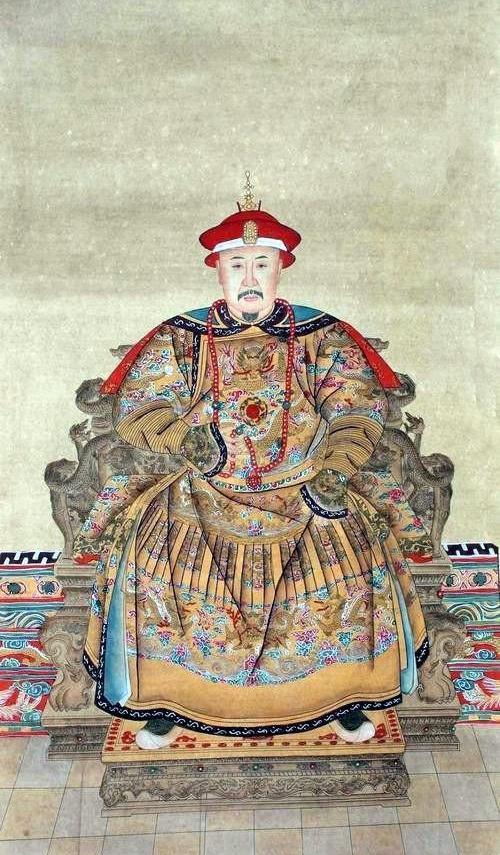 嘉庆皇帝朝服像