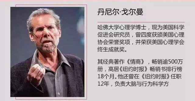 丹尼尔·戈尔曼情商,是人类最重要的生存能力.