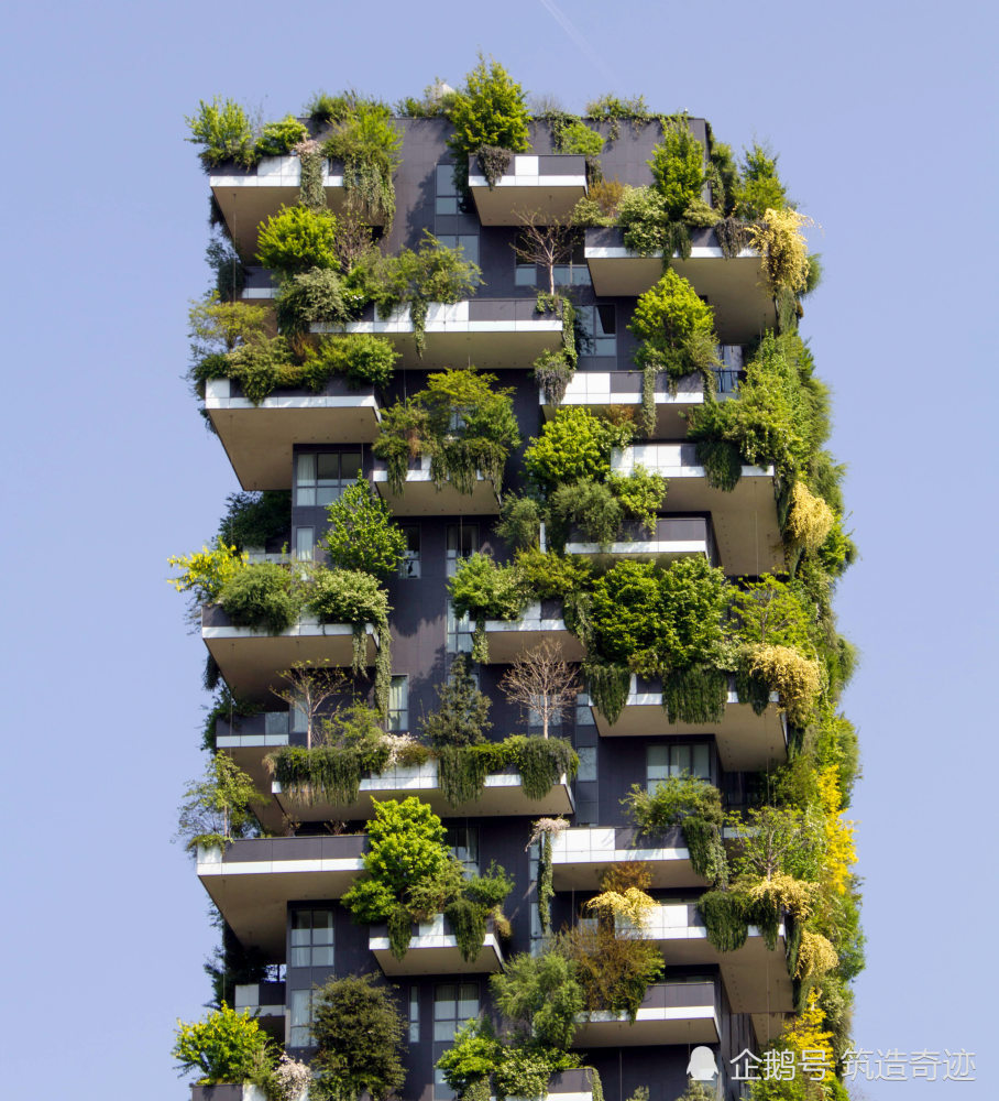 意大利垂直森林高端生态建筑是你梦寐以求的居所吗