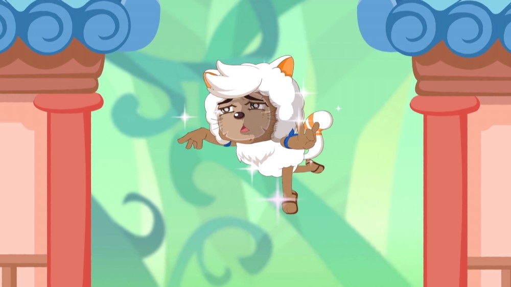 喜羊羊与灰太狼喜羊羊猫化气场全开沸羊羊猫化却像个憨憨